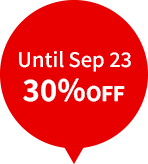 Until Sunday,September 6 50%OFF