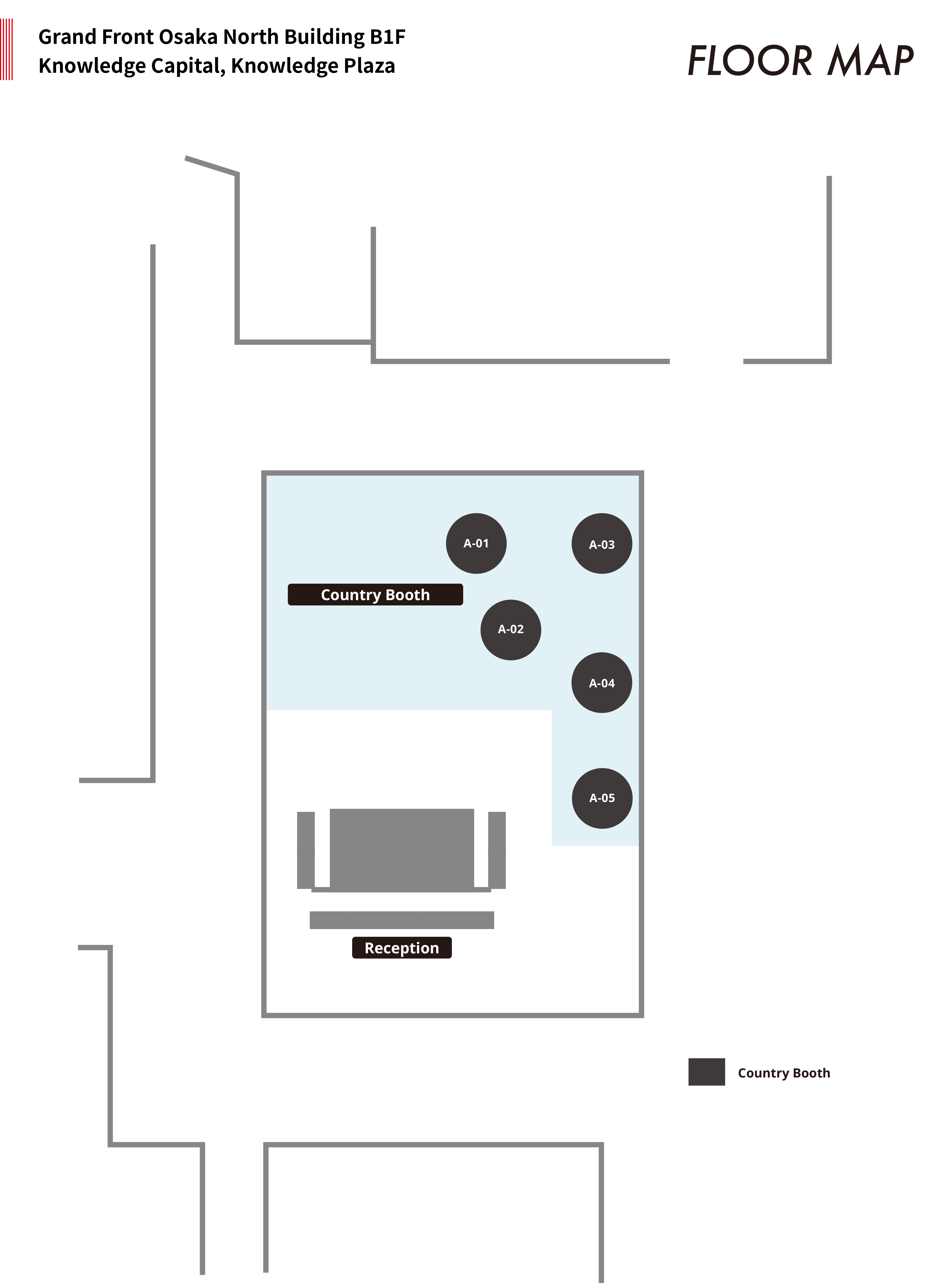 Knowledge Plaza venue floor